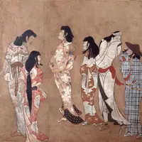 重要文化財　湯女図　江戸時代・17世紀　静岡・ＭＯＡ美術館蔵  【展示期間：4月13 日～5月13日】
