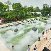 光と霧のデジタルアート庭園 過去の様子 イメージ