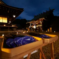 夜間中庭参拝
