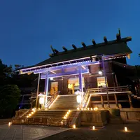 夜間中庭参拝