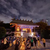 夜間中庭参拝