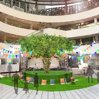 3月23日（金）～3Fメイン広場にはシンボルツリーと芝生が敷かれ、公園のような空間に（画像はイメージ）