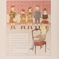 アナトール・フランス著／モーリス・ブテ・ド・モンヴェル絵『われらの子どもたち』1887年より©NOEMA Inc. Japan