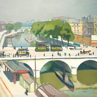 アルベール・マルケ《パリのサン=ミシェル橋》1908年頃© The Pushkin State Museum of Fine Arts, Moscow.