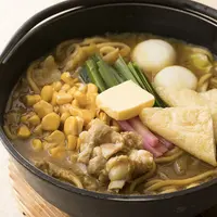【蟻月】カレーもつ麺（コーンバター入り）セット