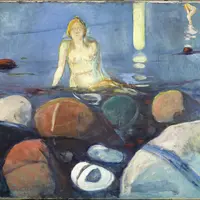 《夏の夜、人魚》1893年 ©Munchmuseet