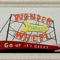Wonder Wheel 02 2017 キャンバスにアクリル 37.4 x 52.7cm