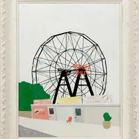 Wonder Wheel 01 2017 キャンバスにアクリル 74.9x59.6cm
