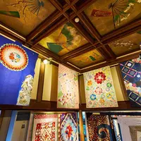 和キルト百人展「寿ぎ」前回(2016年)の様子 頂上の間