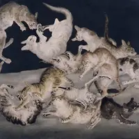  藤田嗣治 《猫》 1940年 油彩・カンヴァス 東京国立近代美術館蔵　© Fondation Foujita / ADAGP, Paris &amp; JASPAR, Tokyo, 2017 E2833