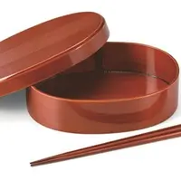 福壽漆器店「春慶塗小判弁当箱、箸」