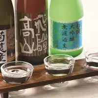 日本酒BAR「3種飲み比べセット」