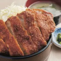 【駒ヶ根市/ソースかつ丼 明治亭】ソースかつ丼定食（味噌汁・漬物付）（１人前）1,404円（税込）