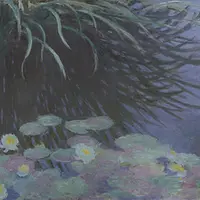 「モネ　それからの100年」、2018年7月14日(土) 〜 9月24日(月・休)、横浜美術館、クロード・モネ、睡蓮、水草の反映、1914-17年頃、ナーマッド・コレクション(モナコ)