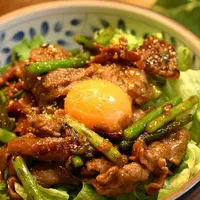 ④牛バラオイスター中華丼