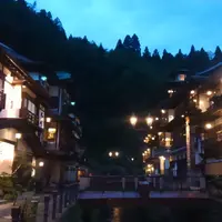 銀山温泉　足湯「和楽足湯」の写真・動画_image_114669
