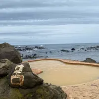 不老不死温泉海辺の露天風呂の写真・動画_image_1390527