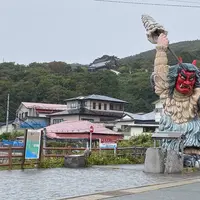 門前のなまはげ立像の写真・動画_image_662217