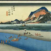 酒匂川の渡しの碑の写真・動画_image_894447