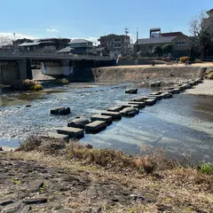 荒神橋近くの飛石