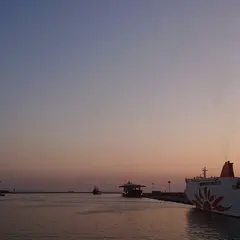 海辺のステージ