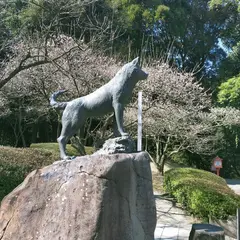 西郷隆盛愛犬ツンの銅像