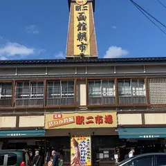 函館朝市 駅二市場 活いか釣掘
