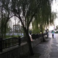川沿いの散歩道