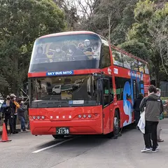 千波湖西側駐車場