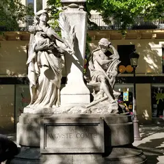 Statue Auguste Comte