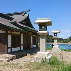 沖津宮の遥拝所