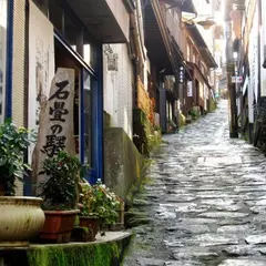 湯平温泉石畳・源泉