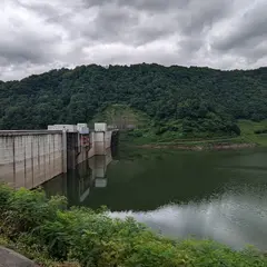 月山ダムの展望台