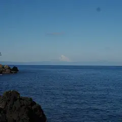 秋の浜遊泳場