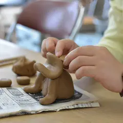 シーサー体験 那覇市伝統工芸館