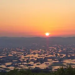 砺波平野の散居村（散居村展望台）
