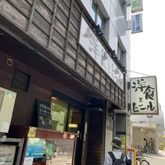 洋食とビール