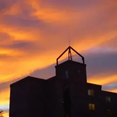 知床夕陽のあたる家
