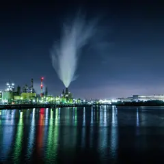 千鳥運河（工場夜景スポット）