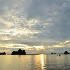 大田子海岸夕陽展望所