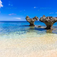 古宇利島ハート岩恋守寺社