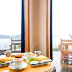 海の見えるカフェ