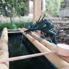 下野星宮神社 手水舎