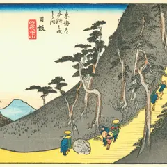 小夜の中山 茶畑