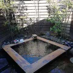 古民家村家族湯 天空