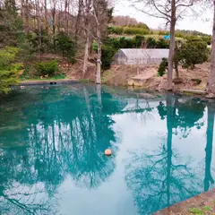 青い用水池