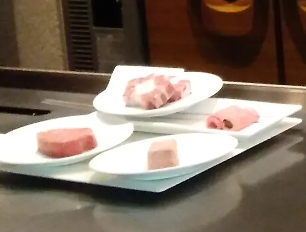 うしのみやのお肉の量