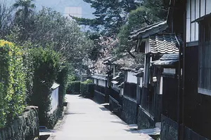 萩城下町で、着物姿で町娘気分♪