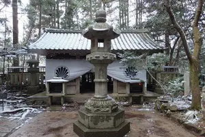 春の地吹雪 鞍馬山の魔王殿へ