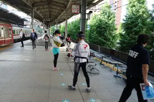 自転車をそのまま乗せて行く！京急サイクルトレイン！